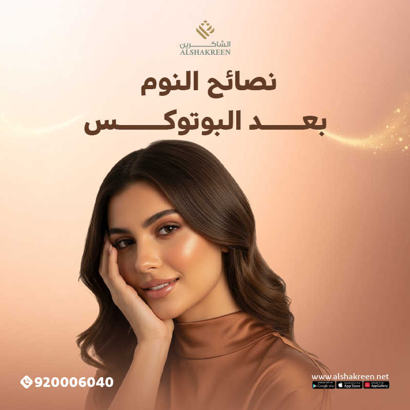 نصائح النوم بعد البوتوكس