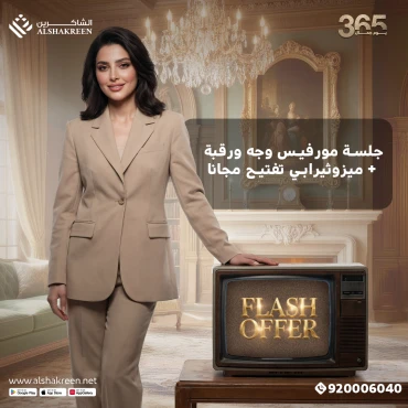 جلسة مورفيس وجه ورقبة + ميزوثيرابي تفتيح مجانا